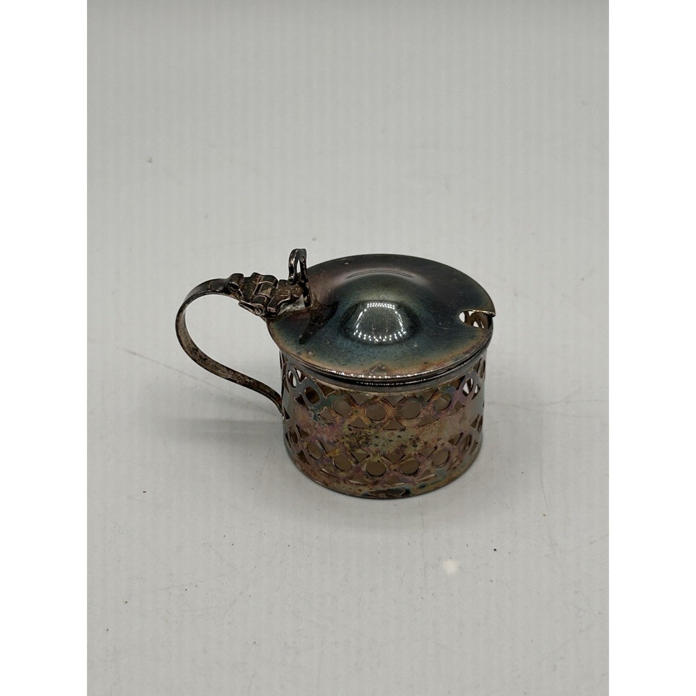 Vintage APEX Silver‎ Plated Small Mustard Cup CPNS